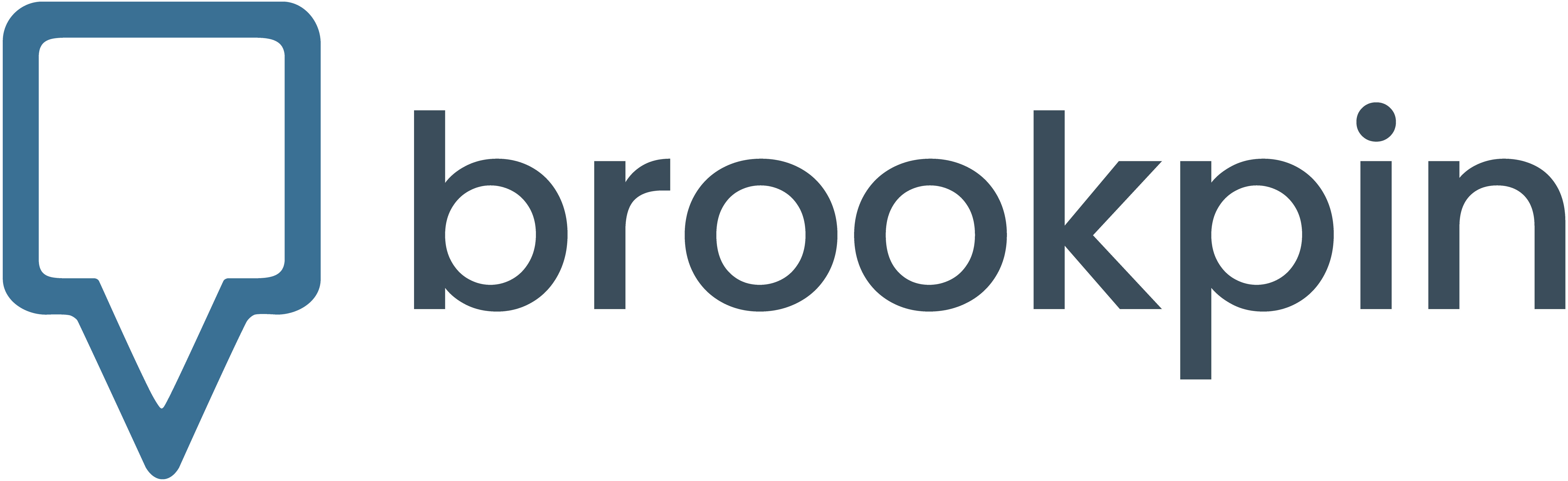 (주)브룩핀의 기업로고