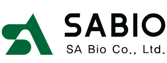 주식회사 에스에이바이오(SA BIO)의 기업로고