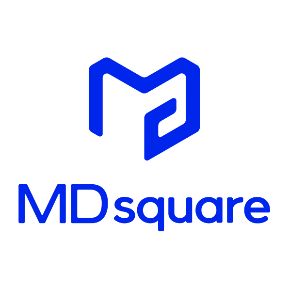 (주)엠디스퀘어의 기업로고