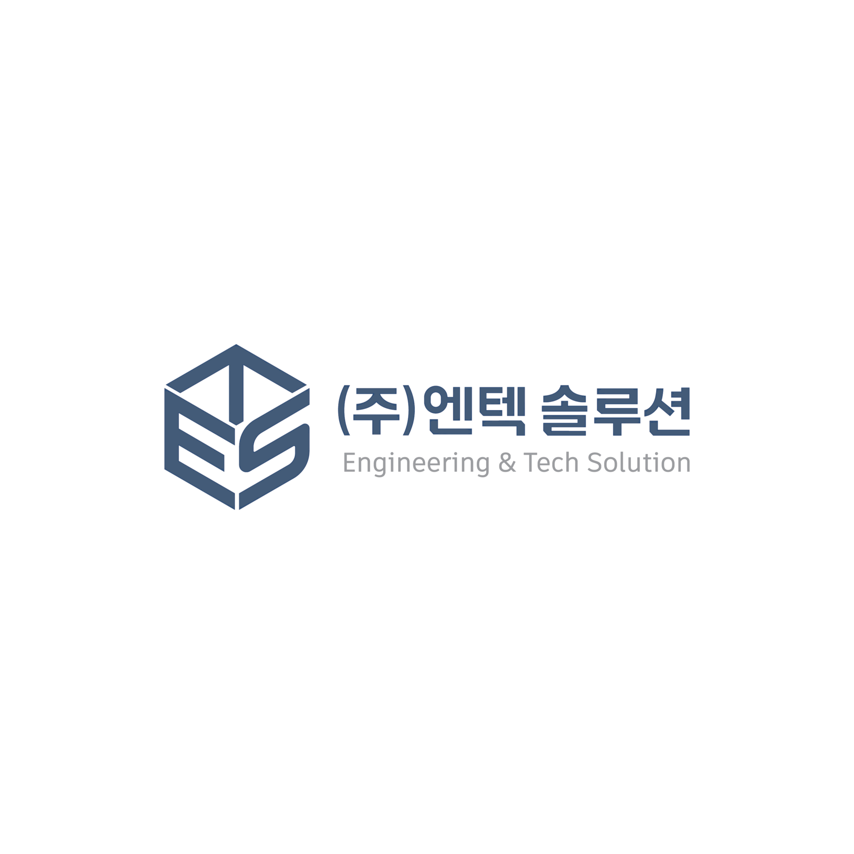 (주)엔텍솔루션의 기업로고