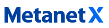 (주)메타넷엑스의 기업로고